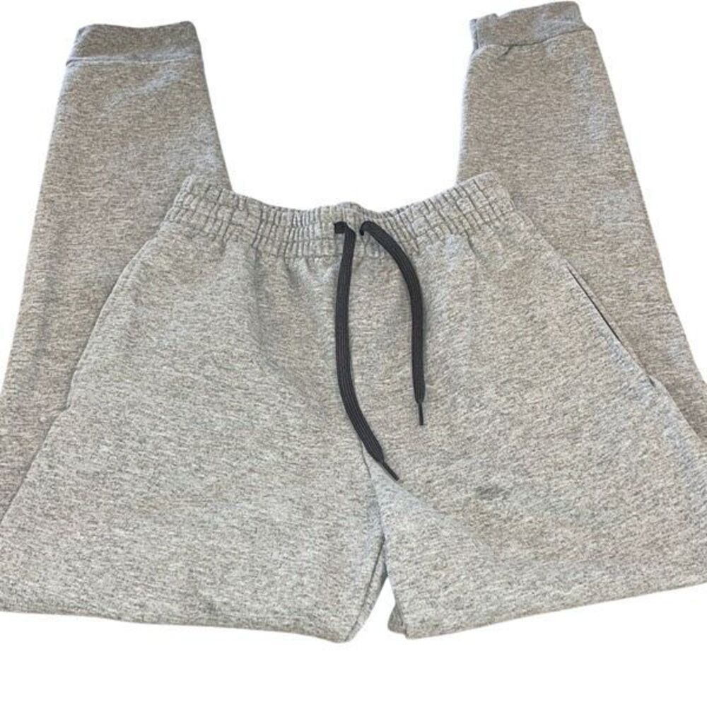 Jerzees Nublend Adult Unisex Cotton Blend Heather Jogger Sweatpants Gray Small